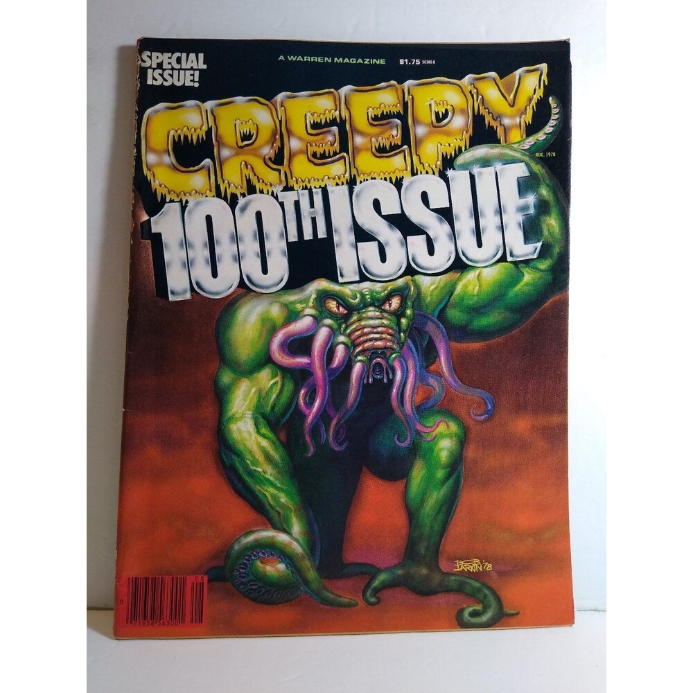 Creepy #100 Warren Comic Book 1978 Horror Special Issue Star Wars Future World